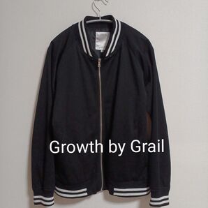 【即日発送】美品。Growth by Grail バックプリント スタジャン メッシュ生地