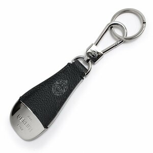 ( unused exhibition goods ) Berluti Berluti shoe horn shoehorn key holder ring signature canvas black black KR057-T10