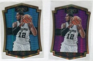 【NBA】15-16 Select『LaMarcus Aldridge』PRIZM 38/99 167/199 2枚セット 各99.199枚限定