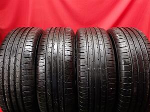 中古タイヤ 205/60R16 92V 4本セット コンチネンタル コンチ プレミアム コンタクト5 SSR 9分山★n16 イプサム プレマシー エクシーガ