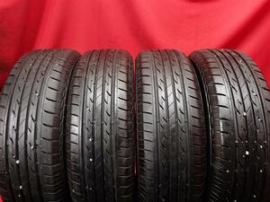 中古タイヤ 185/65R14 86S 4本セット ブリヂストン ネクストリー BRIDGESTONE NEXTRY 9分山★n14 モビリオ セリカ エアウェイブ