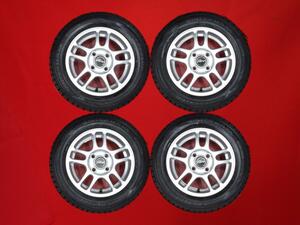 スタッドレス GIRODS5+ ダンロップ ウィンターMAXX02(WM02) [ 165/65R13 ] 8.5分山★ マーチ エブリイ アトレー ワゴン エブリイ stwt13