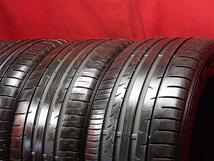 タイヤ4本 《 ダンロップ 》 SPスポーツ MAXX050プラス [ 245/45R17 99Y ]9/8.5分山★ アウディA4 A6 TTクーペ ベンツEクラス n17_画像4