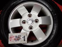 スタッドレス スズキ純正+ ダンロップ ウィンターMAXX02(WM02) [ 155/70R13 ] 8.5分山★stwt13_画像5