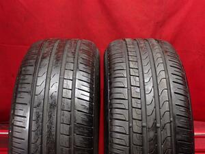 タイヤ2本 《 ピレリ 》 チントゥラート P7 [ 245/50R18 100W ]8分山★ ランフラット ベンツSクラス BMW5シリーズ 7シリーズ X3 n18