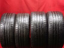 タイヤ4本 《 ブリヂストン 》 ポテンザ S001 [ 225/40R18 92Y , 255/40R18 95Y ]8.5/9分山★ ランフラットレクサスIS n18_画像1