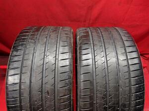 中古タイヤ 285/25ZR22 95Y 2本セット ミシュラン パイロット スポーツ 4S MICHELIN PILOT SPORT 4 S 9.5分山★n22