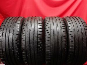 中古タイヤ 225/50R18 99Y 4本セット ミシュラン パイロット スポーツ 4 MICHELIN PILOT SPORT 4 9分山★n18