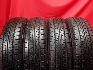 中古タイヤ 165R13 6PR 4本セット ダンロップ エナセーブ VAN01 DUNLOP ENASAVE VAN01 8.5分山★n13 商用車6PR プロボックス サクシード