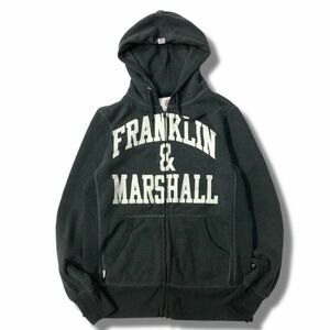 《良品◎》FRANKLIN MARSHALL フランクリンマーシャル★ビッグロゴ*フーデットジップアップパーカー*グレー*サイズL(MW2672)◆S80