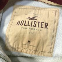 《良品◎》HOLLISTER ホリスター★ダメージ加工*裏起毛*ワッペンデザイン*トラックジャケット*パーカー*グレー*サイズM(MA5481)◆S80_画像6