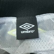 《良品◎》UMBRO アンブロ★ビッグロゴ*ピステ*ジャージ*トラックジャケット*スポーツ*ブラック*サイズS(MA5501)◆S60_画像4