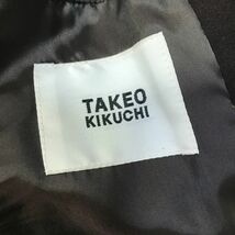 《良品◎》TAKEO KIKUCHI タケオキクチ★デザインカジュアルジャケット*コート*ブラウン*サイズ3(MW2843)◆S60_画像5
