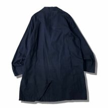 《良品◎》KOHAKU コハク★ビッグシルエット*コットンリネン*綿麻*チェスターコート*ネイビー*サイズF(MA5623)◆S60_画像2