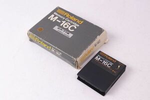 Roland ローランド メモリーカード M-16C メモリーカートリッジ ジャンク De0802