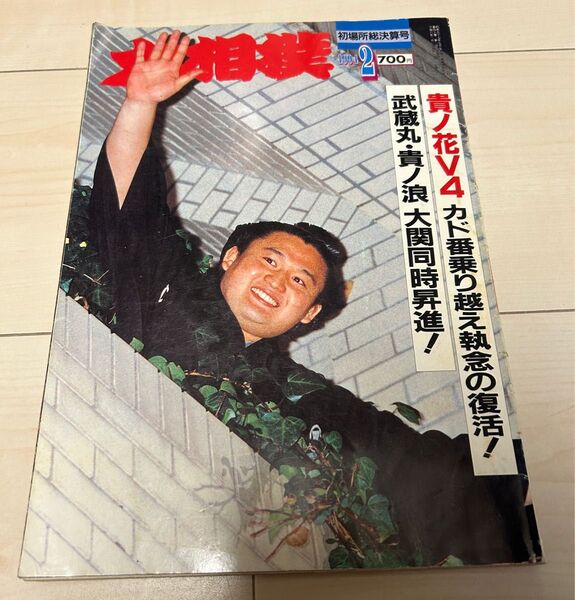 値下げ!大相撲 平成6年2月号 貴ノ花V4