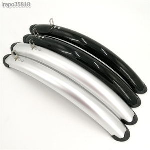 [99 jpy ~] front rear fender 1 pair retro Fixe bicycle 700C bicycle fender parts silver 