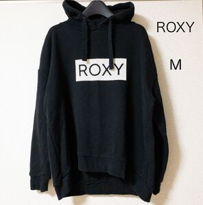 ROXY ロキシー スウェット パーカー 黒 プルオーバー ロゴ