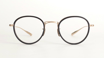 美品 Oliver Peoples オリバーピープルス Boland ボラン コンビネーション ボストン 黒 彫金 オプテックジャパン A1439_画像4