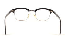 貴重 1950's American Optical アメリカンオプティカル Sirmont サーモント Onyx オニキス ブラック 黒 マルコムX 金張り 44/20 美品 A1445_画像6