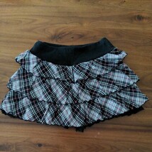 150センチ　 黒 スカート　パンツ　ミニ　150cm_画像1