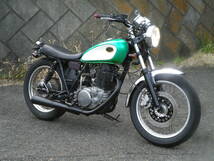 現状渡しの書無しSR400(1JR)カスタム車両。