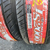 【未使用】GOOD YEAR EAGLE LS2000 185/55R15 2本セット トヨタ bB フィアット 500 などに グッドイヤー イーグル_画像4