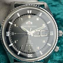 5 ビンテージ ORIENT AAA DELUXE KING DIVER オリエント デラックス キングダイバー 23石 トリプルスター インナー回転ベゼル 文字盤綺麗_画像6