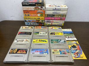 I★ 任天堂 スーパーファミコン ソフト FFIV FFⅤ ストリートファイターII ドンキーコング2 など Nintendo SFC カセット おまとめ