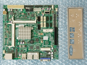 ★即決★ SUPERMICRO X10SBA REV:1.01A - Celeron J1900 (4コア,TDP10W) 搭載 Mini-ITX マザーボード