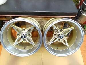 ビルボリバージュ　復刻版　14×9J　オフセット－13　4穴 PCD114.3　中古　2本　旧車 街道レーサー　昭和　AE86 GX51 GX61 GX71 GZ10