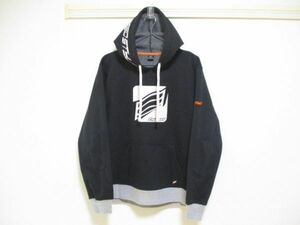 送料無料 美品 HYOD ヒョウドウ STU720 WIND BLOCK HEAT PULLOVER PARKA ウィンドブロック 裏起毛 パーカー ブラック サイズM