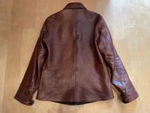 別注☆FREEWHEELERS☆フリーホイーラーズ☆BRAKEMAN COAT☆ブレーキマンコート☆スリーパーブラウン☆36_画像2