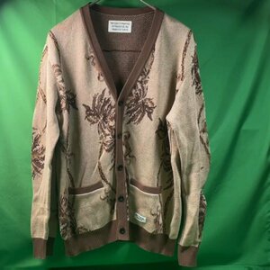 [ rare ]WACKOMARIA PARMS TREE CLIMBER JACQUARD CARDIGAN Jaguar do cardigan Wacko Maria heaven country Tokyo 17SS