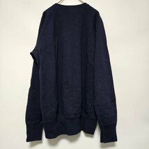 LOOPWHEELER ビギン別注スウェット ネイビー LARGE クルーネック トレーナー SWEAT ループウィラー_画像2