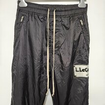 【希少】Rick Owens 19AW BLACK TRACK PANTS サイズ46 ブラック トラック パンツ RR19F4388-NZEH8_画像3