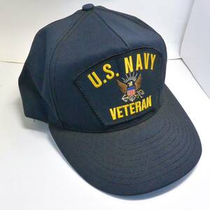 米海軍 U.S.Navy Veteran キャップ フリーサイズ 米国製 長期保管