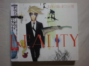 2枚組仕様 『David Bowie/Reality(2003)』(2003年発売,SICP-444/5,国内盤帯付,歌詞対訳付,New Killer Star,Never Get Old,Digipak)