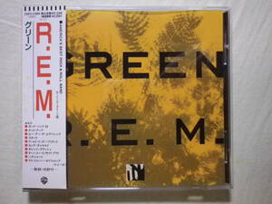 [R.E.M./Green(1988)](1988 год продажа,25P2-2389, снят с производства, записано в Японии с лентой,.. перевод есть,80's US блокировка название запись,Stand,Pop Song 89,Get Up,US блокировка название запись )