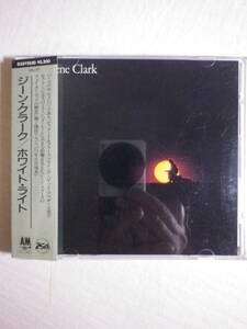 税表記無し帯 『Gene Clark/White Light(1971)』(1987年発売,D32Y-3530,廃盤,国内盤帯付,歌詞付,SSW名盤,The Byrds,Because Of You)