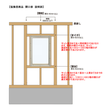アルミサッシ YKK 装飾窓 フレミング FIX窓 W780×H370 （07403） 複層_画像6
