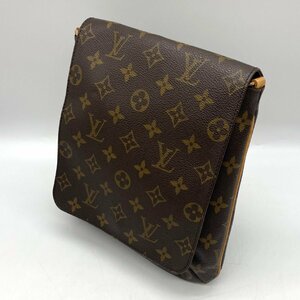 1円～/LOUIS VUITTON/ルイヴィトン/ミュゼット/サルサ/モノグラム/ショートショルダー/LM1002/ブラウン/ショルダーバッグ/バッグ/HM009