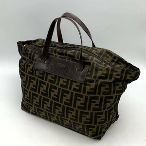 1円～/FENDI/フェンディ/71-15823-2-991/ズッカ柄/ハンドバッグ/トートバッグ/バッグ/かばん/ブランド/レディース/I057