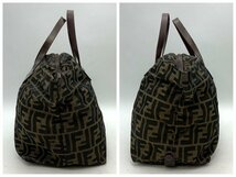 1円～/FENDI/フェンディ/71-15823-2-991/ズッカ柄/ハンドバッグ/トートバッグ/バッグ/かばん/ブランド/レディース/I057_画像4