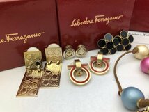 1円～/Salvatore Ferragamo/サルヴァトーレ フェラガモ/イヤリング/ネックレス/5点まとめ/アクセサリー/ファッション/ブランド/T251_画像2