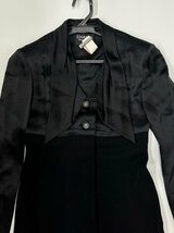 1円～/CHANEL/シャネル/CHANEL BOUTIQUE/ワンピース/ロング/長袖/ココマーク/ブラック/レディース/ファッション/ジャンク/W006_画像3