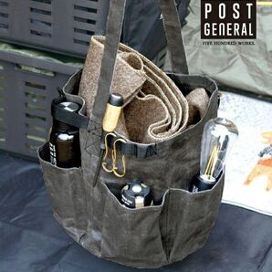 ポストジェネラル ワックスドキャンバス ツールバッグ ラウンド POSTGENERAL 工具バッグ ツールバッグ キャリーバック
