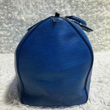 1円 美品 LOUIS VUITTON ルイヴィトン キーポル 50 ボストン エピ レザー ブルー 旅行鞄 トラベルバッグ 大容量 A4 男女兼用 レディース_画像4