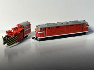 (管340)【不動車】マイクロエース 品番A6153 DD53-2 ロータリー除雪機関車 改造後 2両セット