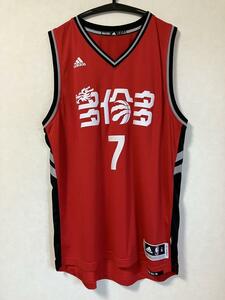 【希少】 NBA RAPTORS カイル・ラウリー LOWRY #7 　トロント・ラプターズ adidas アディダス ユニフォーム ジャージ バスケ XL　美品